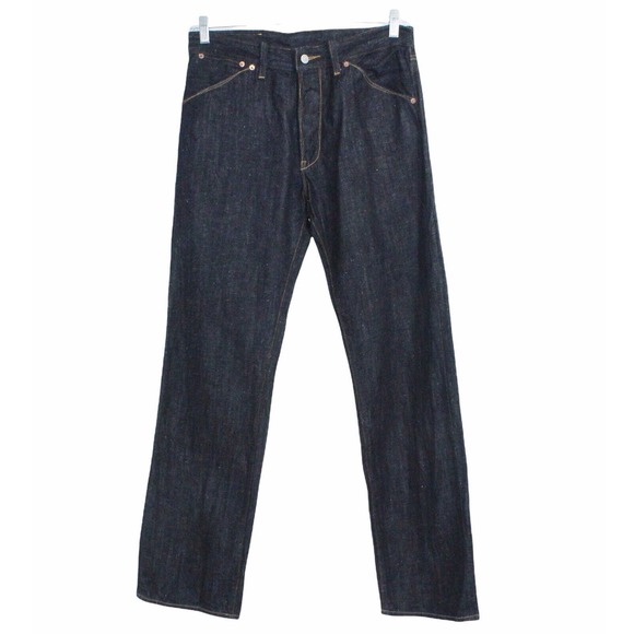 GAP 1969 MEN'S SIZE W32 X L33 AUTHENTIC JAPANESE DENIM SAMPLE BLACK JEANS